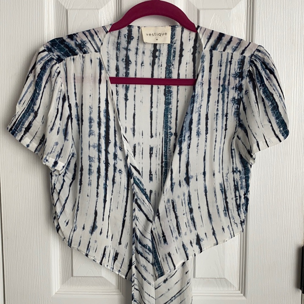 Vestique Tie Dye Wrap Top